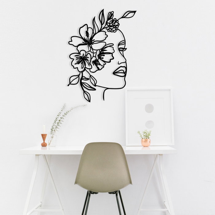 Wallity Farfalla Accesorio decorativo de pared metálico Negro